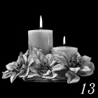  Свечи и цветы Г13