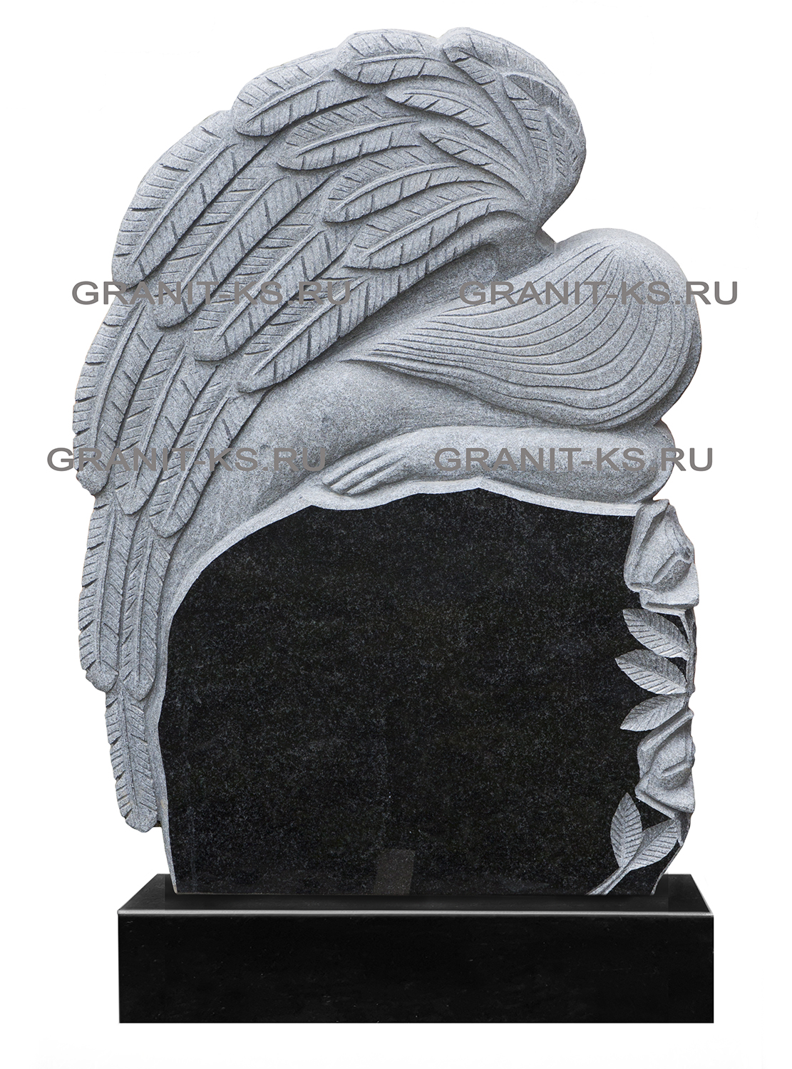 Комплект: Памятник  с ангелом арт.H135